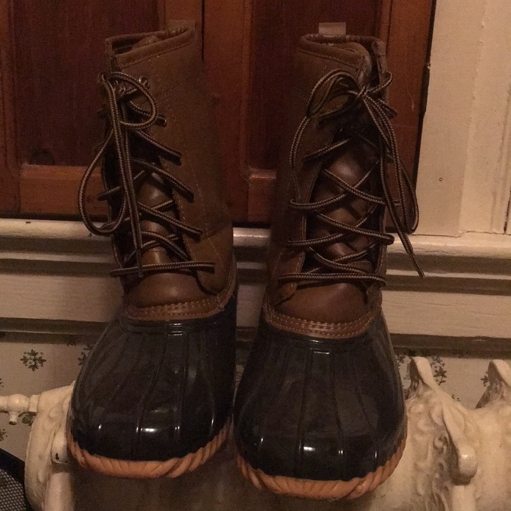 Duck boot rain and snow boots